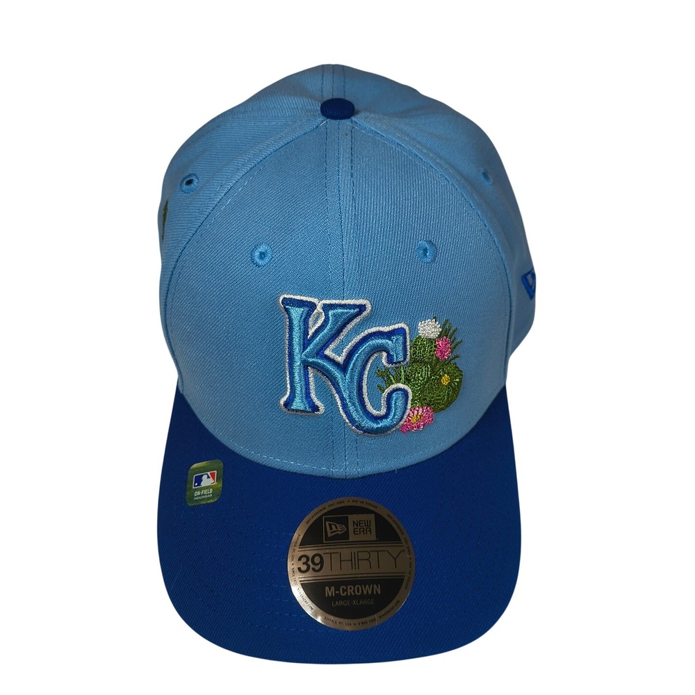 New Era Kansas City Royals Spring Training 39THIRTY L/XL Hat Floral KC NEW